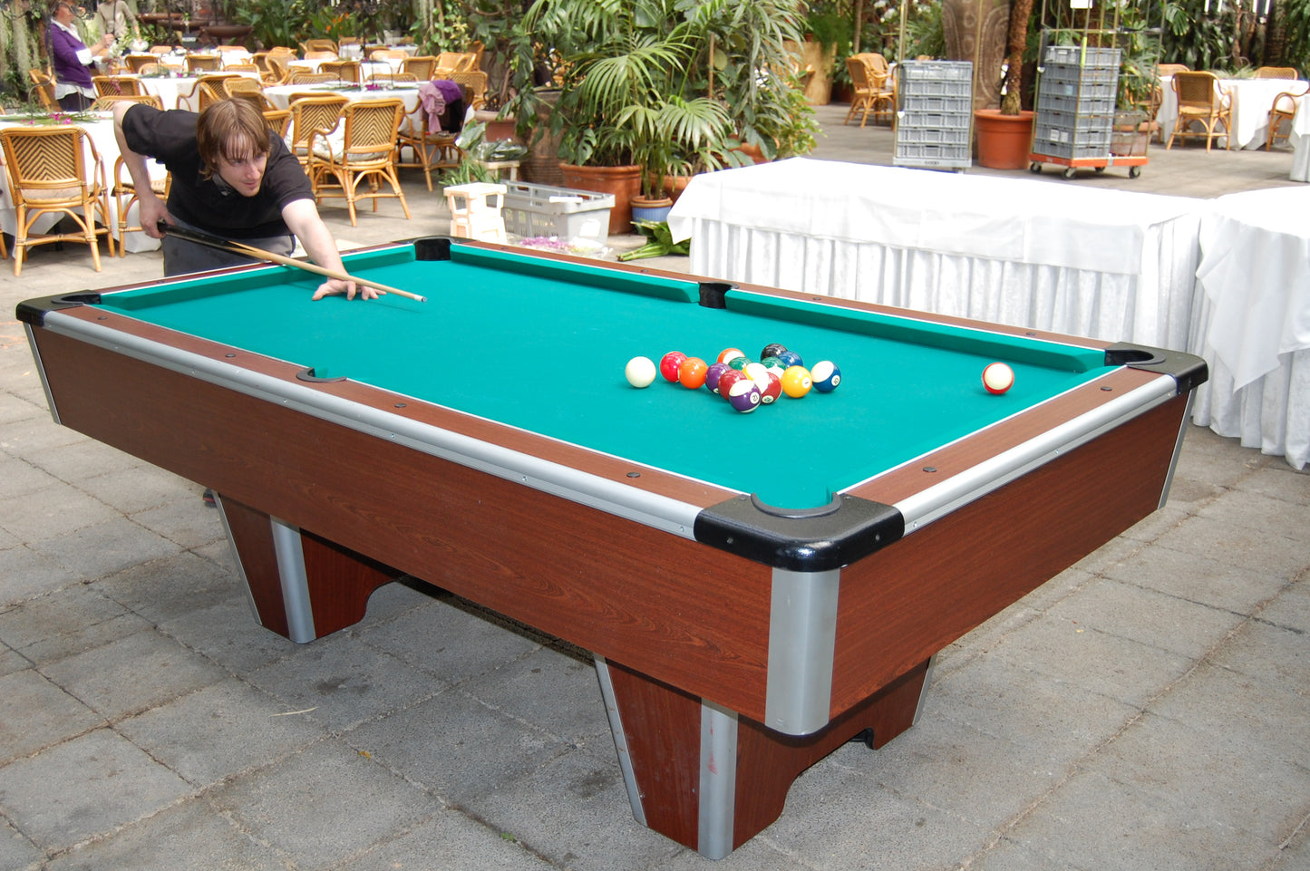 Billardtisch Grün