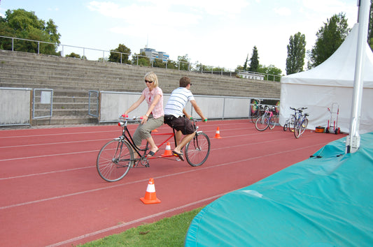 Jux Velo Tandem Rücken an Rücken