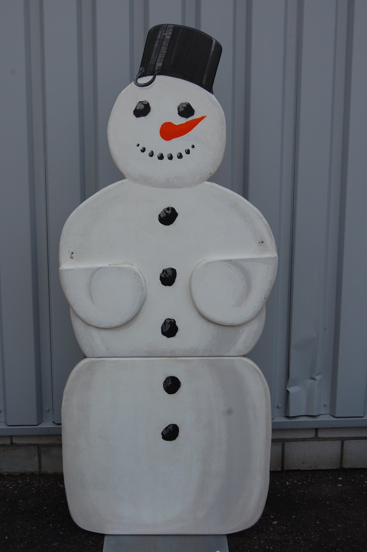 Ankündigungstafel "Schneemann"