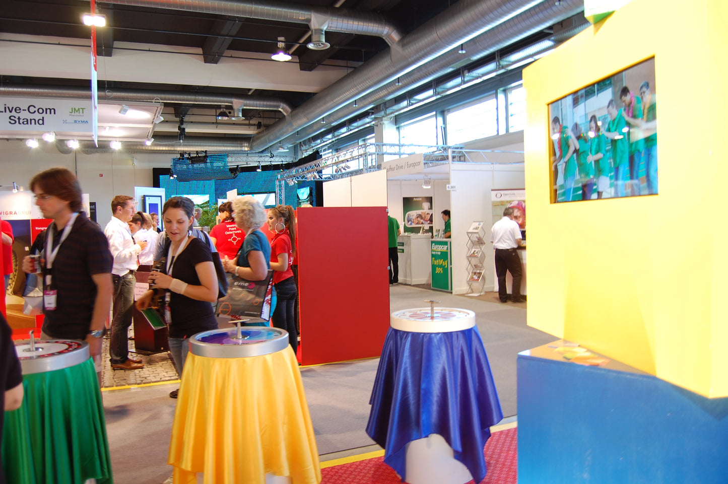 Glücksrad "Waagrecht" gelb