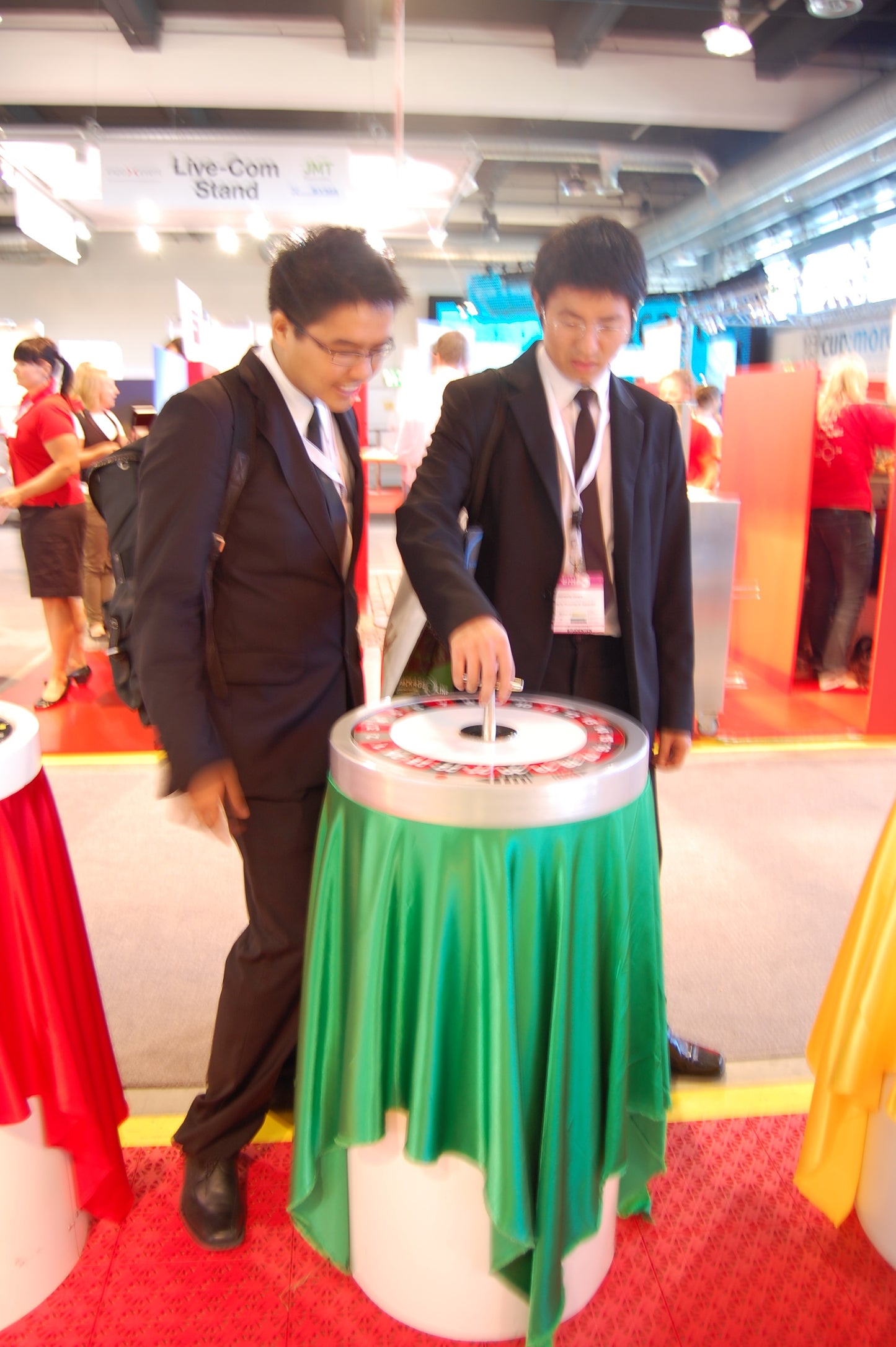 Glücksrad "Waagrecht" grün