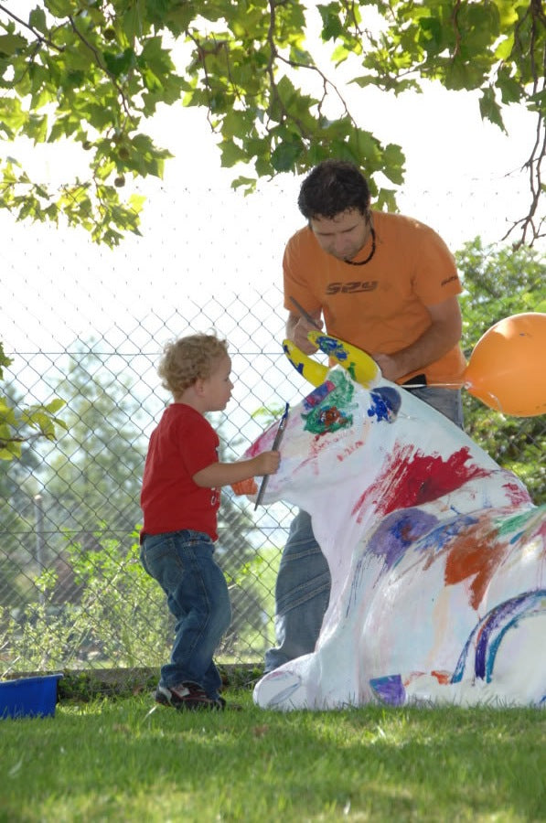 Kuh malen "liegende Kuh"