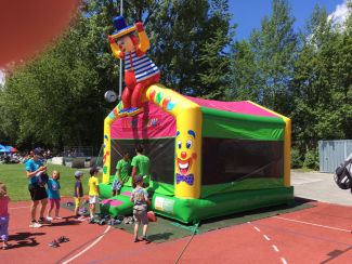 Hüpfburg Zirkus Clown