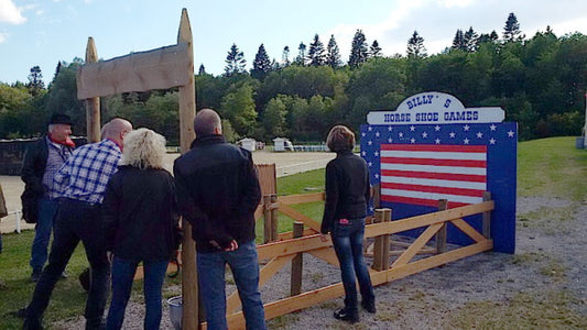 Hufeisen werfen Western