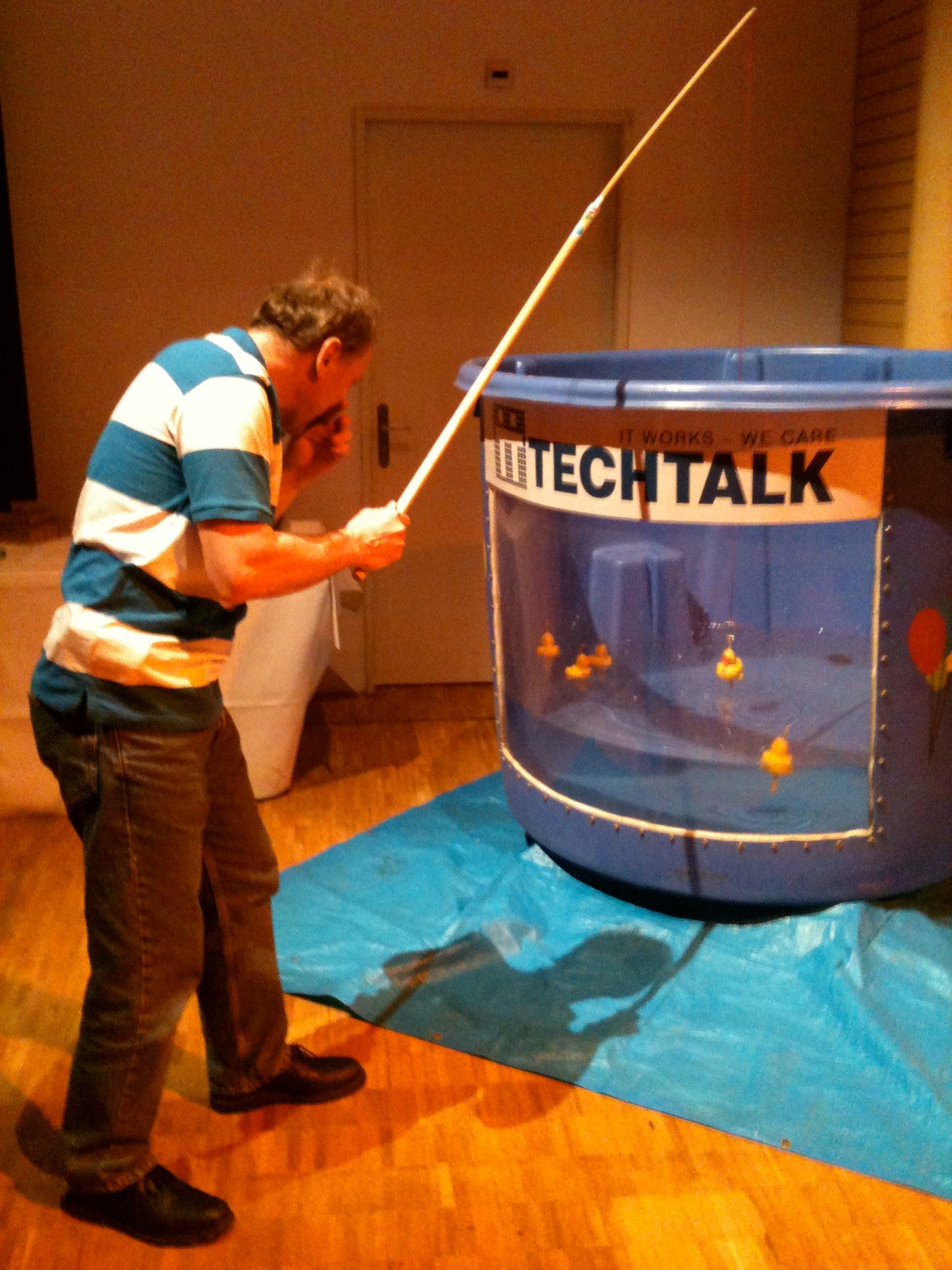 Enten fischen im Easy Dunker