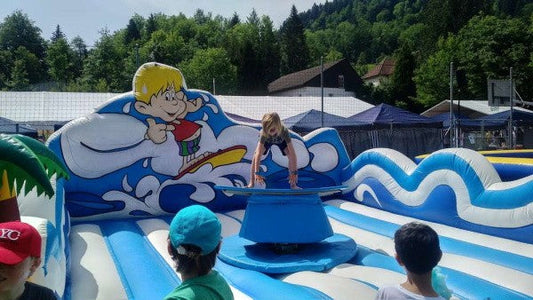Surf Simulator blau weiss BO