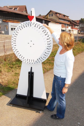 Glücksrad "black and white"