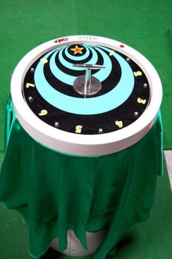 Glücksrad "Waagrecht" grün