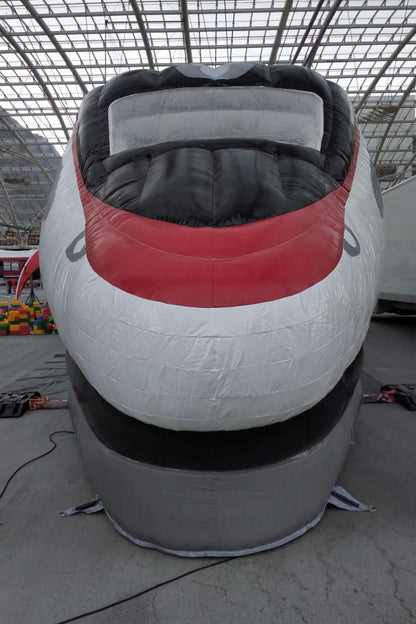 Hüpfburg Eisenbahn