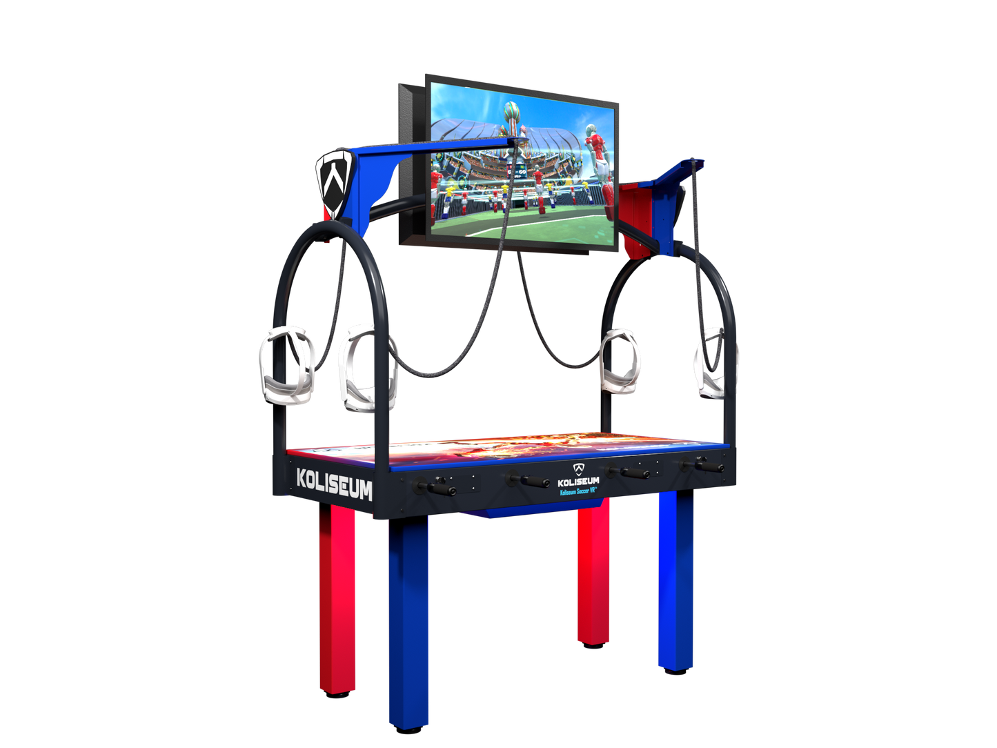 Fussball Kasten Virtual Reality VR für 4P